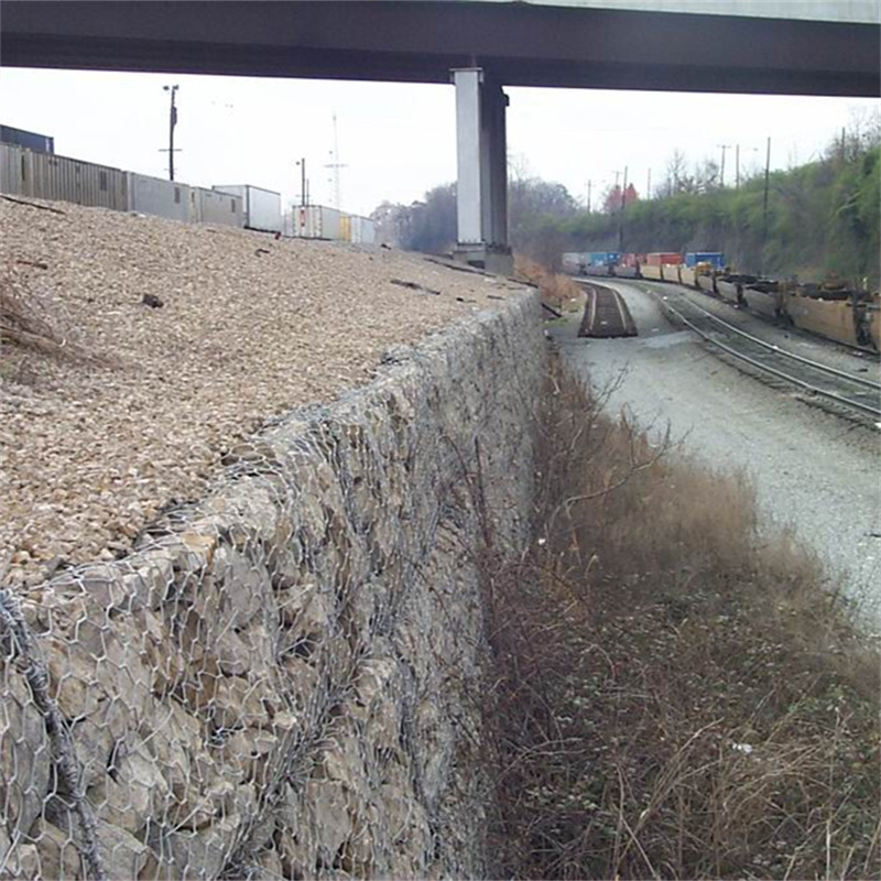2X1X1m Galvanized Gabion Basket River Bank