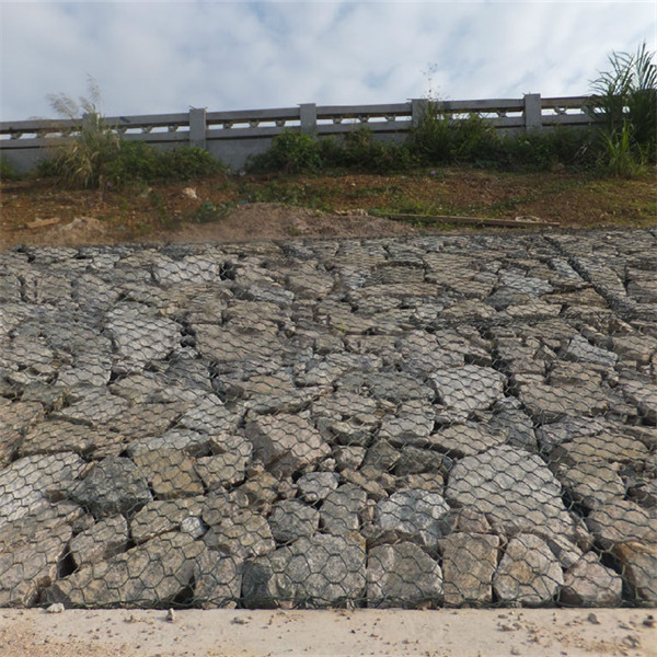 terramesh with heavy galvanized gabion wire mesh