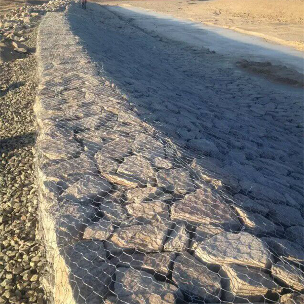 6x8cm double twist stone reno mattress  gabion for river bank in Philippines
