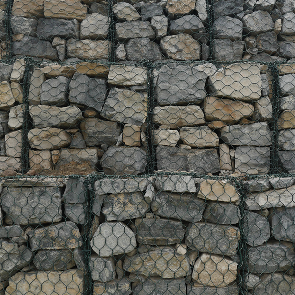 flood barrier gabion wire mesh retaining rock wall