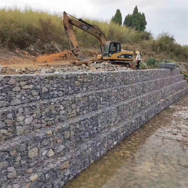Hot-Dipped Galvanized Gabion Basket for the retaining wall