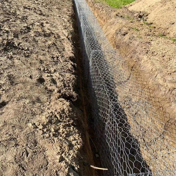 Galfan&Hot Dipped Galvanized Mesh Gabion Box to protect the river bank