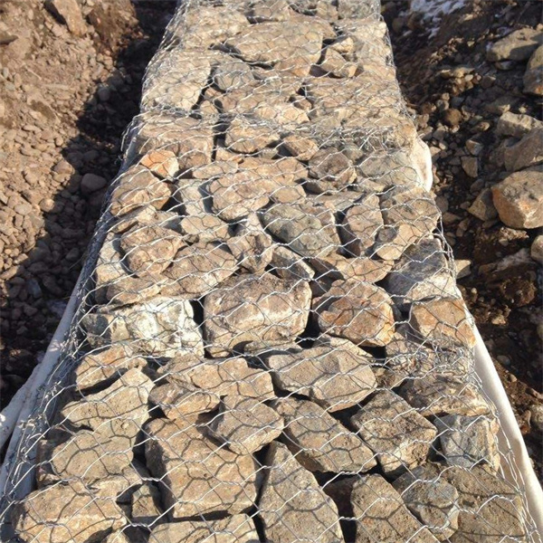 Hot-Dipped Galvanized Hexagonal Iron Wire Mesh Gabion Fence Box