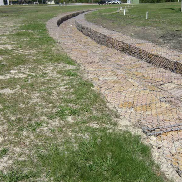 Hot-Dipped Galvanized Hexagonal Iron Wire Mesh Gabion Fence Box