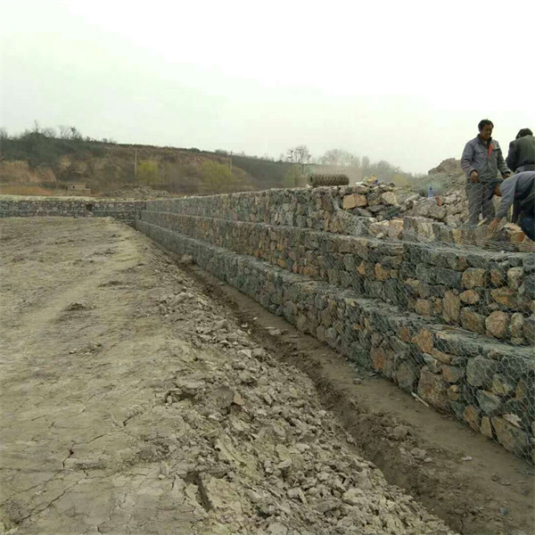 Iron Wire Mesh For Gabion Box Sea Defense Gabion Cages