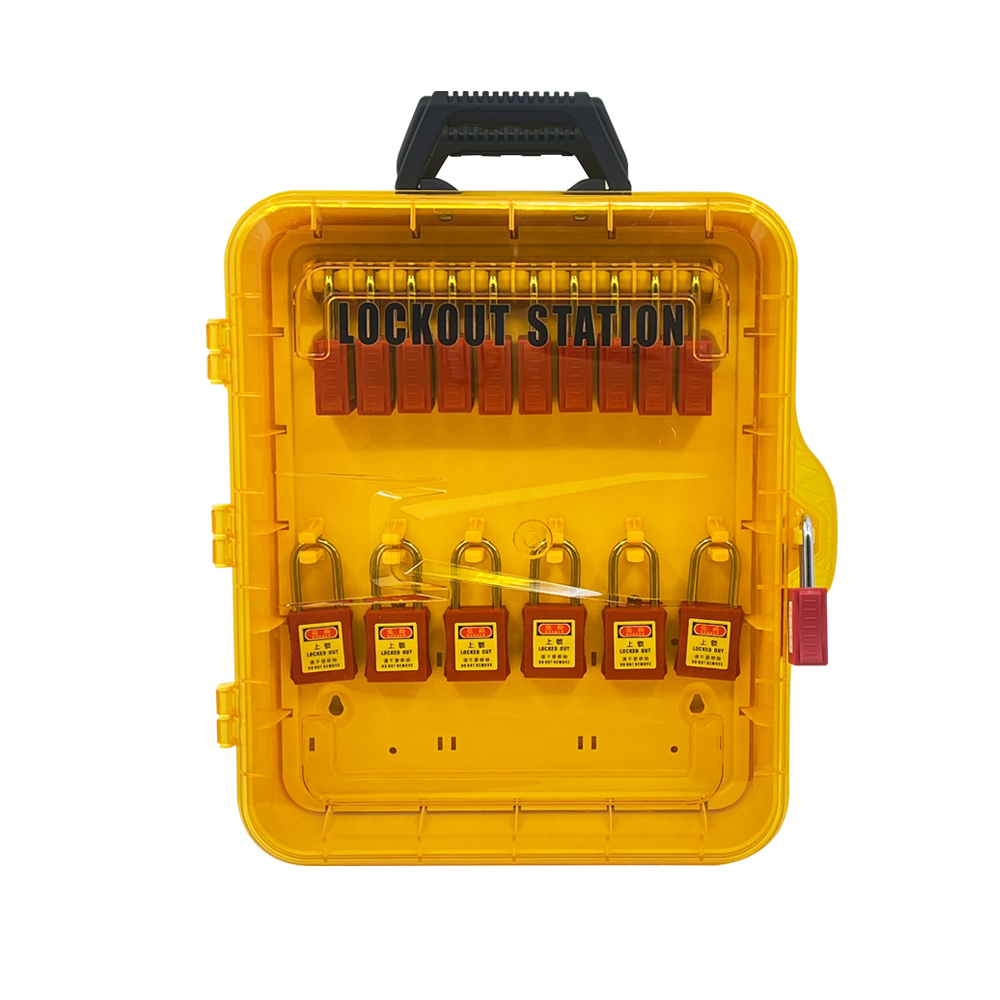 20 Locks Portable Multi-Purpose Safety LoTo Lock Electrical Lockout station Loto Kit Box