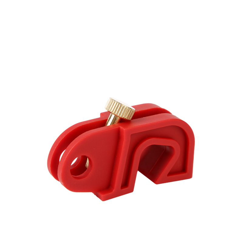 Mini Red Universal Multi Pole Circuit Breaker Tagout Lockout Qvand M-K07 Mcb Locking Device