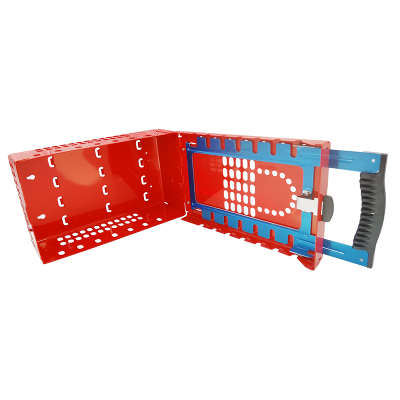 Red Portable Safety Padlock Metal...
