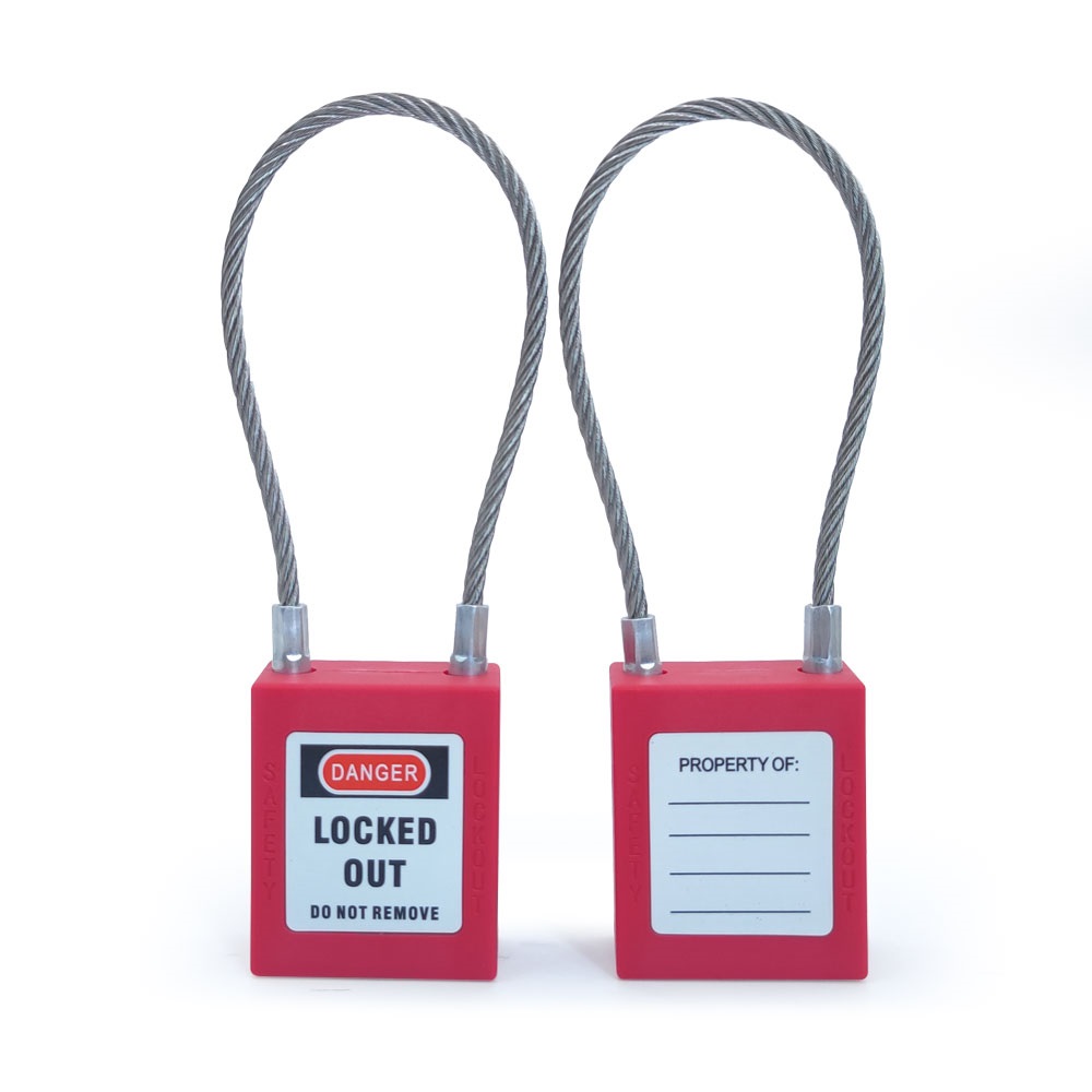 90mm Cable Shackle Padlock Qvand M-Gl90 Keyed Different
