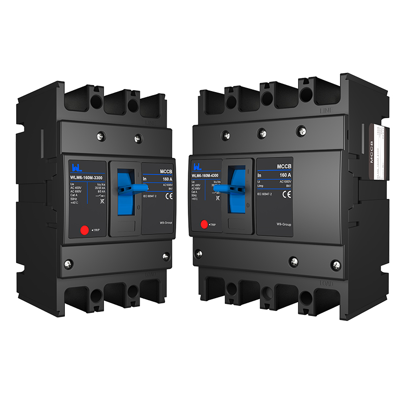 MCCB circuit breaker WLM6 Series thermal magnetic type mccb  400V/690V 160A 3/4 Poles