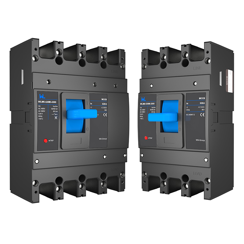 MCCB circuit breaker WLM6-630A-3300 3P/4P  WLM6 Series thermal magnetic type mccb 400V/690V 630 amp 3/4 Poles