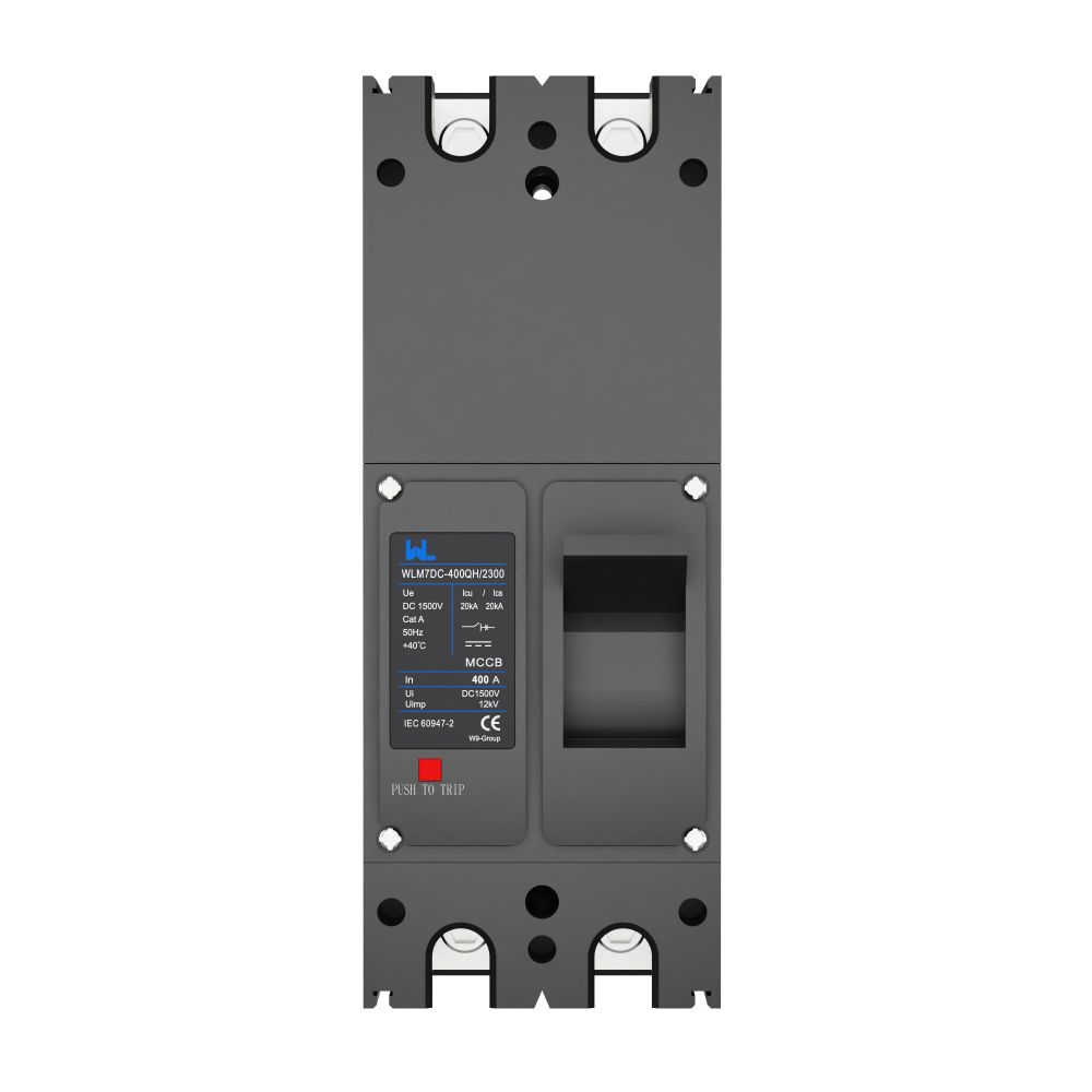 WLM7DC-400A-2300 2Poles WLM7DC Series Photovoltaic solar type dc mccb 250vdc/500vdc/750VDC/1000VDC/1500VDC 250A 3 Poles solar mccb