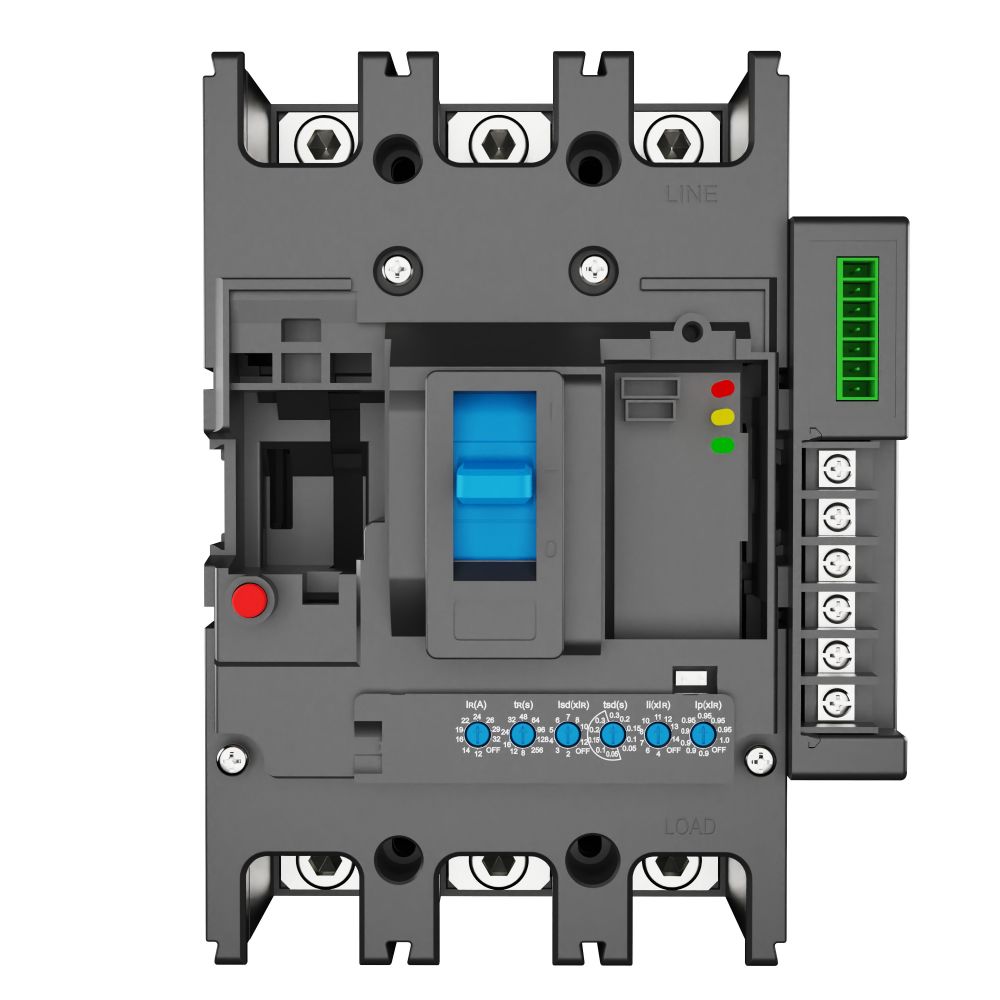 MCCB circuit breaker WLM6E-250A-3300 3P/4P WLM6E Series electronic circuit breaker Molded Case Circuit Breaker 400V/690V MCCB 250A 3/4 poles with modbus RS485