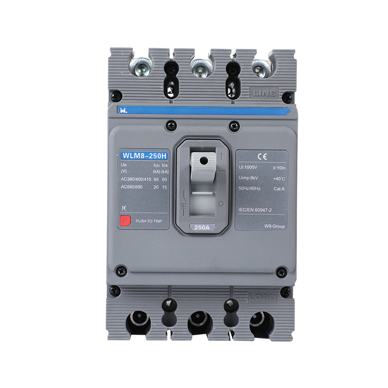 Pemutus litar MCCB WLM8-250H-3300 3P 250 amp pemutus litar terma dan pemutus litar magnet pelepasan magnet terma mccb