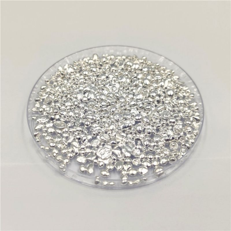 High pure Silver 4N-6N 99.99% factory price CAS:7440-55-3