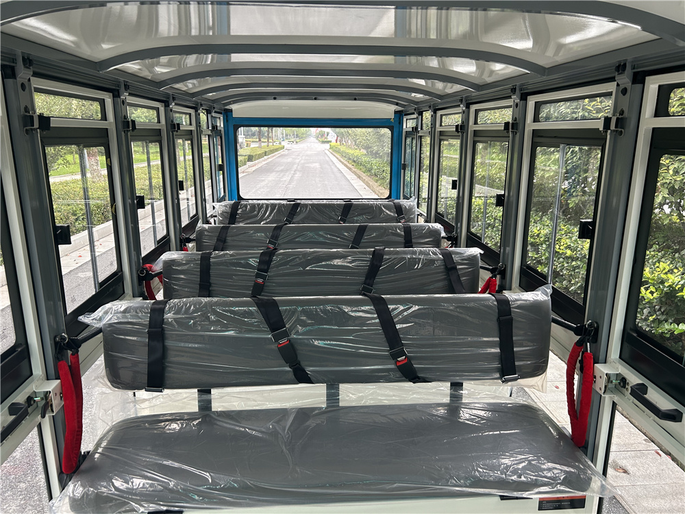23 Seater Electric Sightseeing Car with Lithium Battery deayil (4)fzb