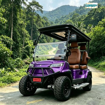 Voiturette de chasse électrique 4 places 48V 5kw, directement du fabricant, pour club de golf