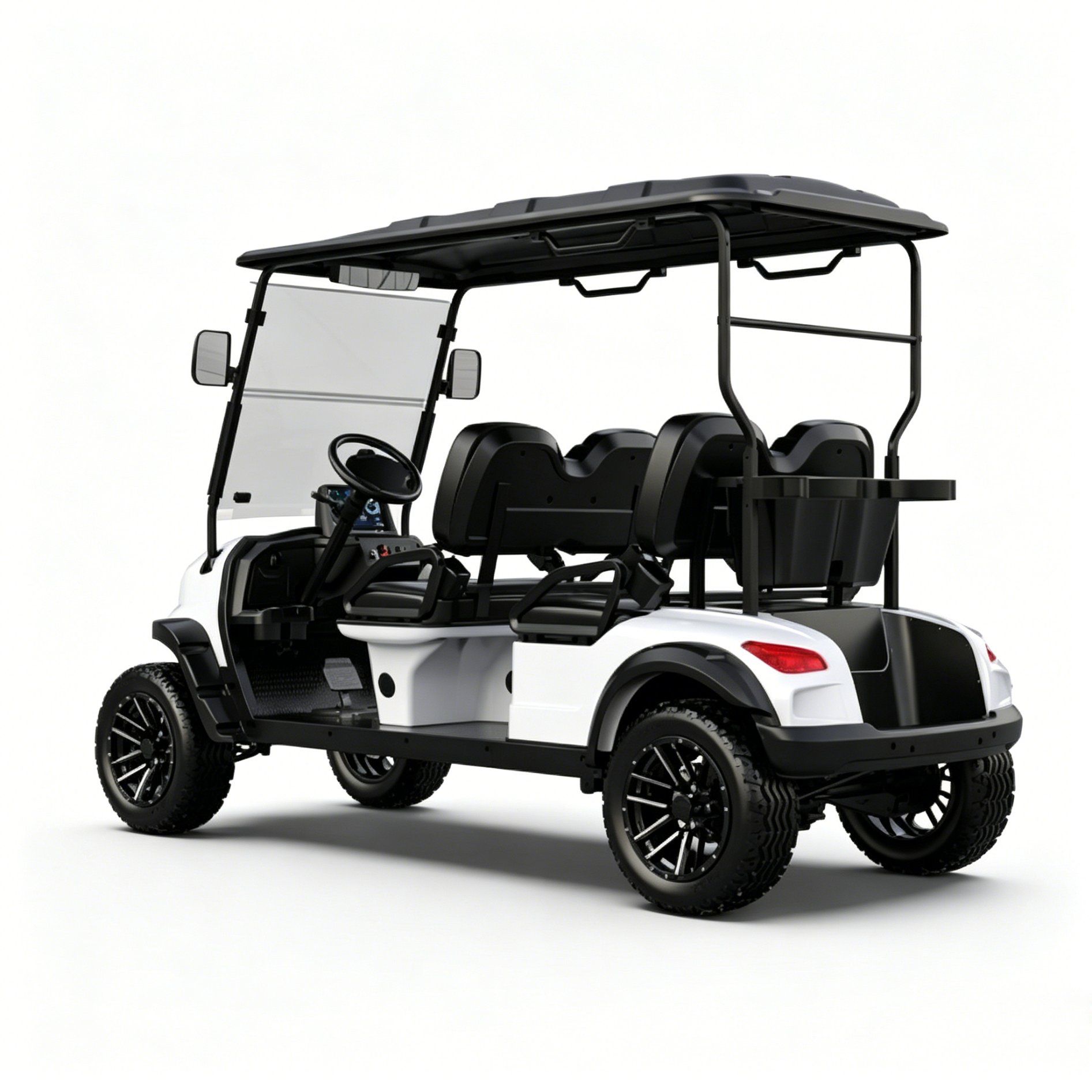 Voiture de golf électrique Lithium 4 places 72 V 5 kW à levage sur roues (1).jpg