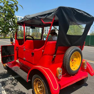 5-seater electric  vintage car - open style