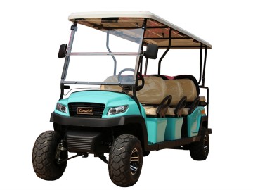8 Persons Electric Golf Buggy With Backward Seats