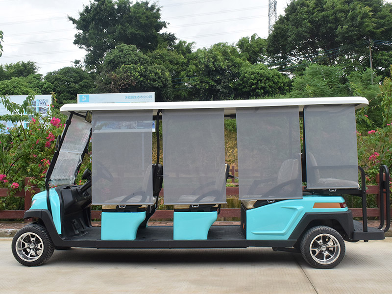 8 Persons Electric Golf Buggy With Backward Seats