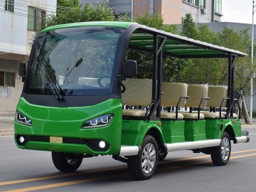 CE Certificate 14 Person Electric Sightseeing Bus Tourist Car