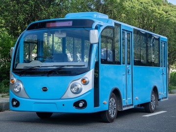 New Energy Electric Tourist Bus with Trojan Battery