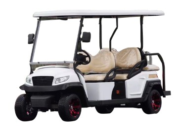 White 4 Seaters Electric Golf Car for Sale