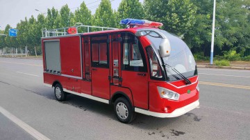 Elektriese Twee Rye van Vier Sitplekke Ingeslote Brandweerwa
