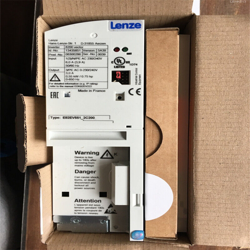LENZE Inverters 8200-series E82EV551_2C200