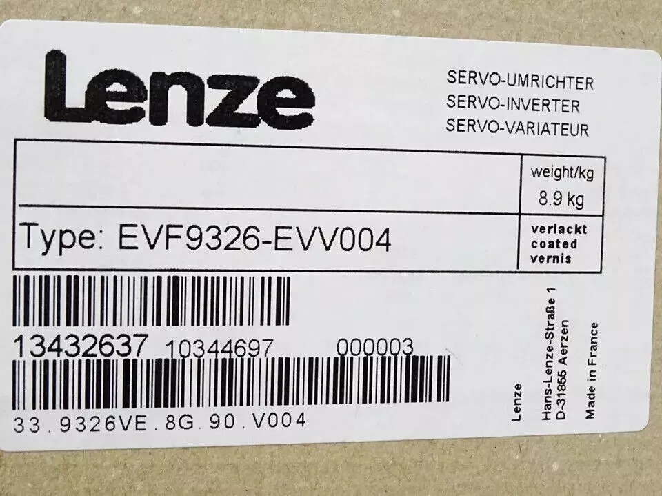 LENZE Inverters 9300-series EVF9326-EVV004