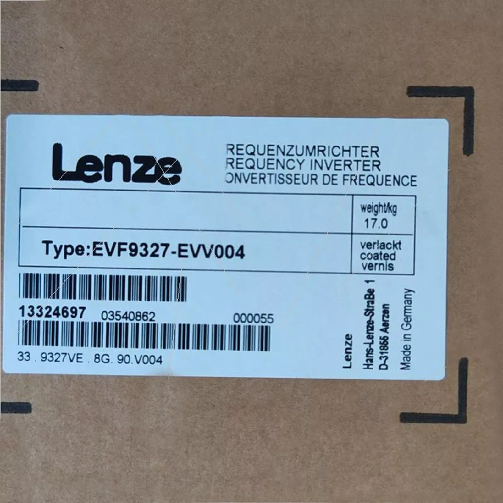 LENZE Inverters 9300-series EVS9327-EPV004