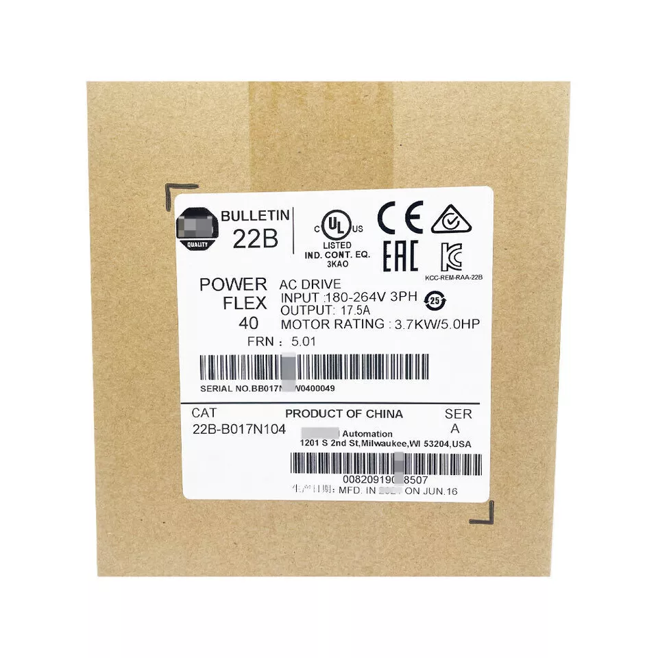 Allen-Bradley Drives PowerFlex 40 22B-B017N104