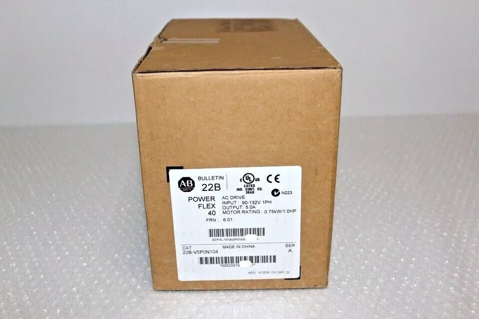 Allen-Bradley Drives PowerFlex 40 22B-V5P0N104