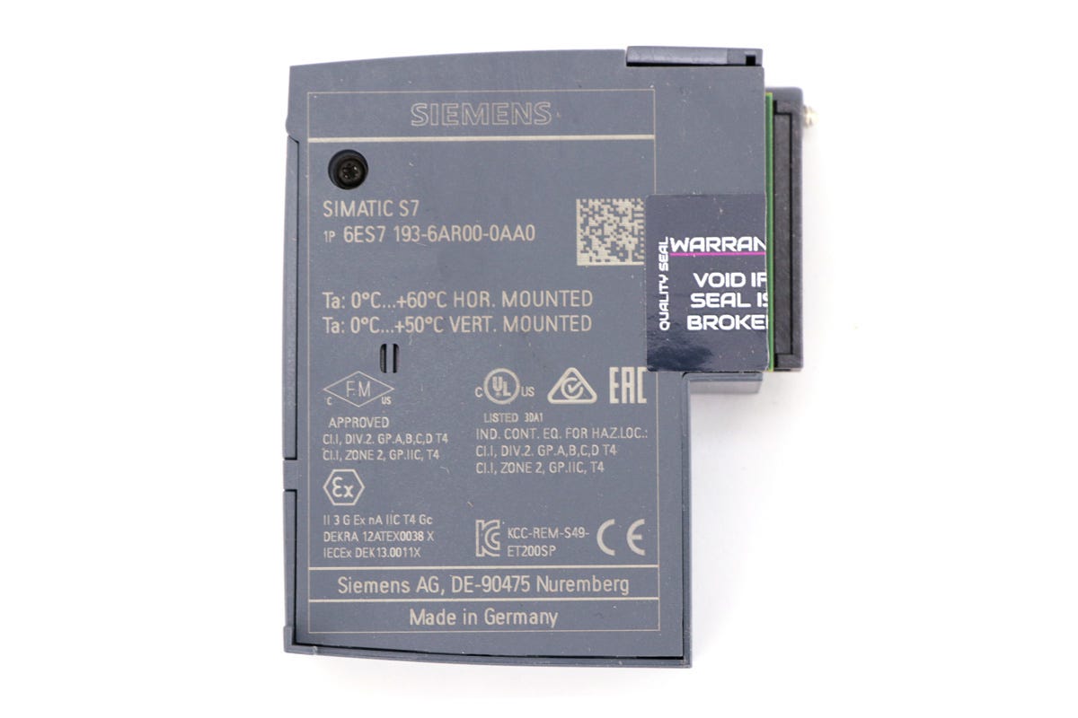 Siemens Distributed I/O Simatic ET200SP 6ES7193-6AR00-0AA0