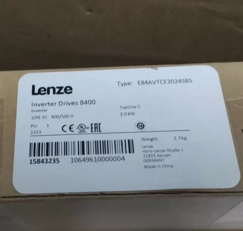 LENZE Inverters 8400-series E84AVTCE3024SBS