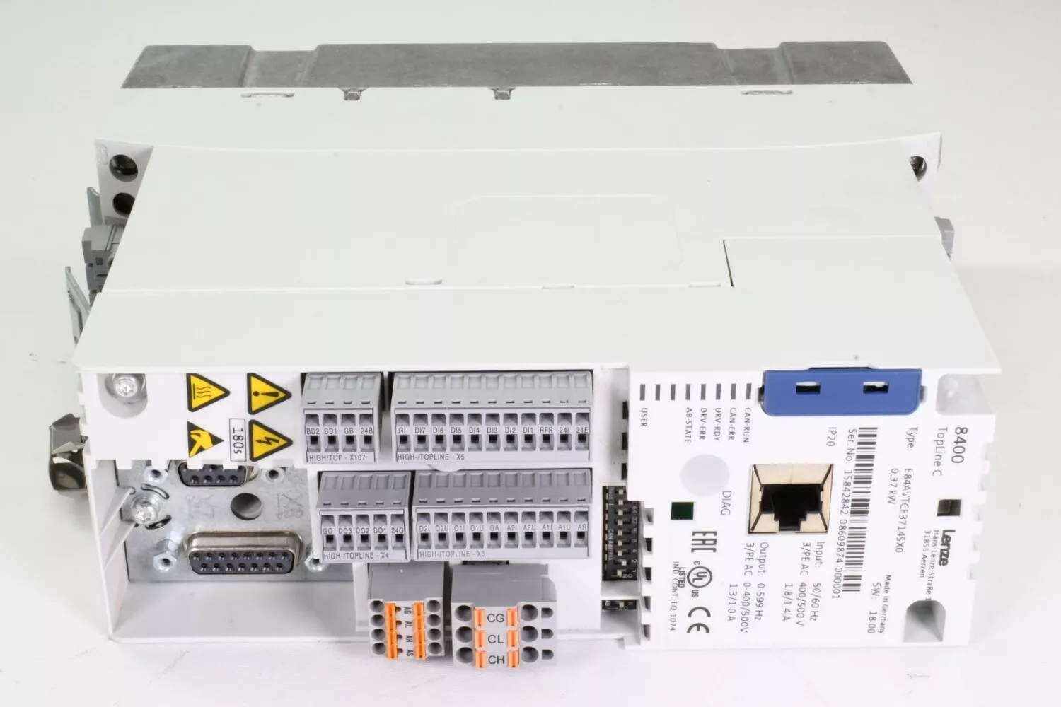 LENZE Inverters 8400-series E84AVTCE5514SX0