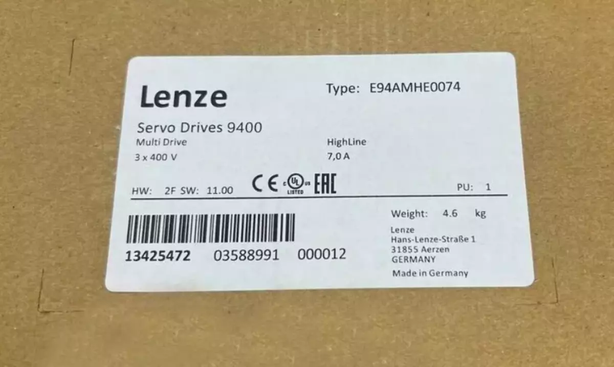 LENZE Inverters 9400-series E94AMHE0074