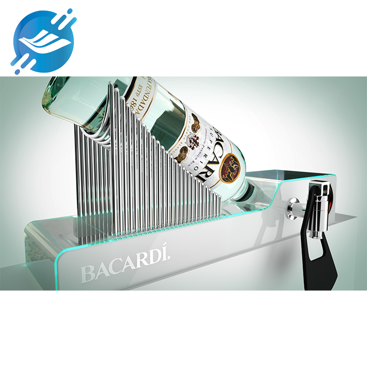 Premium Spirits Dual-Color Acrylic & Metal Bottle Display Stand | Youlian-product