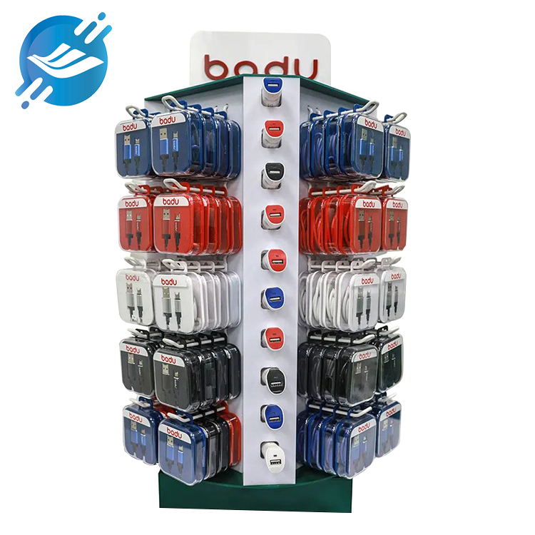 Customized 360° rotating multifunctional data cable display stand | Youlian