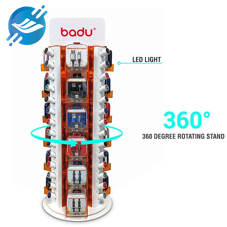 Customized 360° rotating multifunctional data cable display stand | Youlian