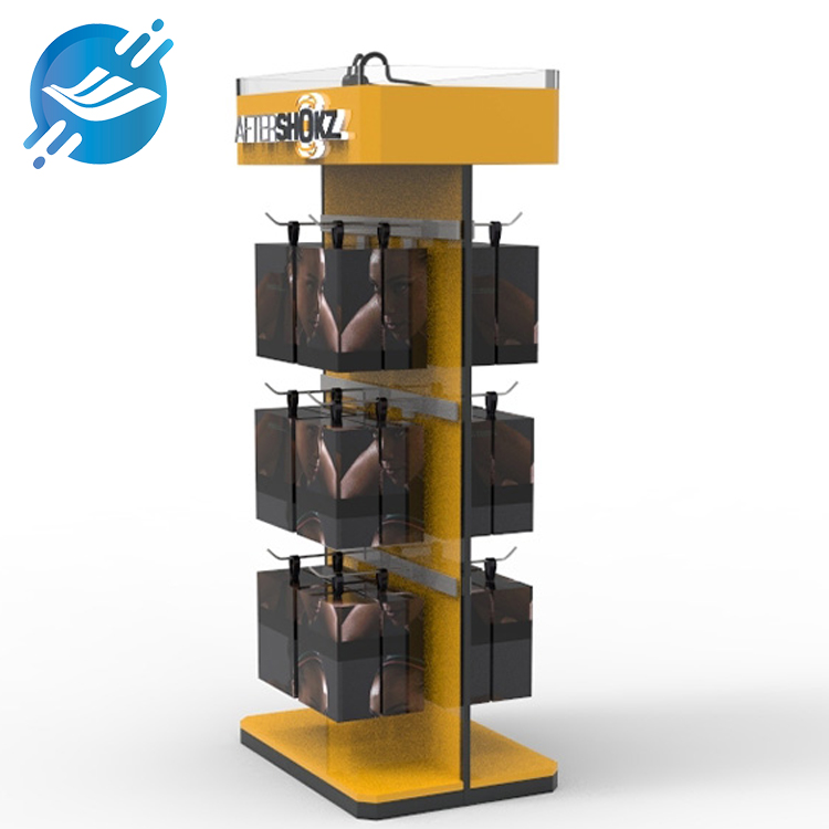 Portable display stand for headphone headset store 
