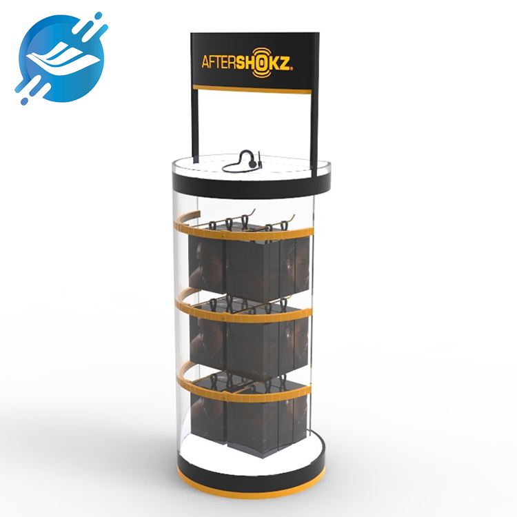 Custom sealed three-layer double-sided headphone display stand | Youlian