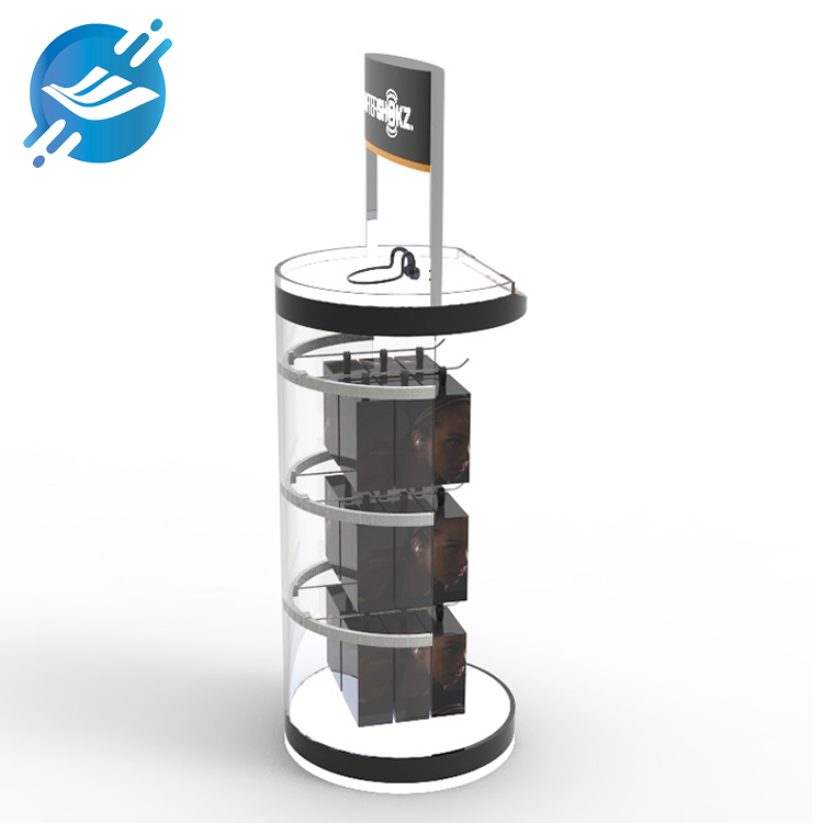 Custom sealed three-layer double-sided headphone display stand | Youlian
