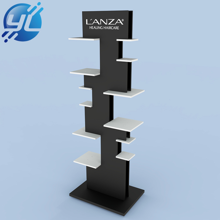 Original Factory Display Table For Retail Store -
 Supermarket Rack Shelf Hair Care Products Store Display Rack woode...