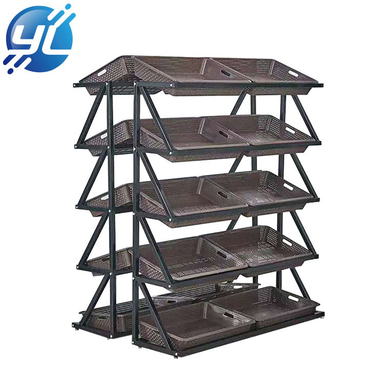 Factory Promotional Hat Display Rack -
 Supermarket Display Stand For Fruit And Vegetable Rack - Youlian Display 