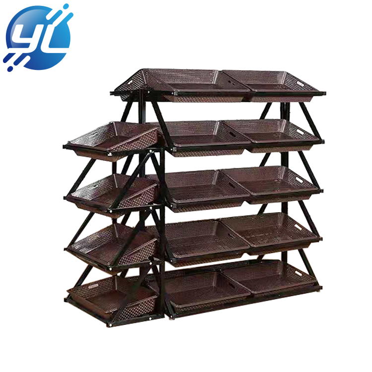 Factory Promotional Hat Display Rack -
 Supermarket Display Stand For Fruit And Vegetable Rack - Youlian Display 