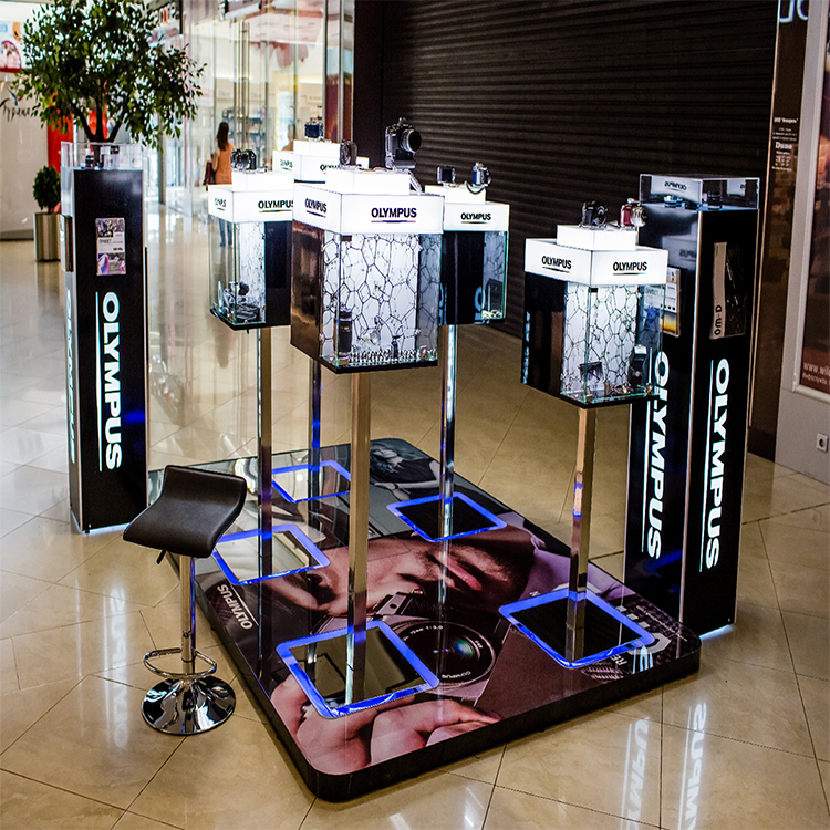 Hot selling new style action camera floor standing retail LCD stand | Youlian