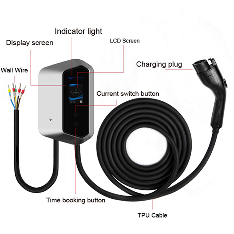 Factory-Wholesale-Z2-7kw-9kw-11kw-22kw-EV-Charger-Station-Wall-EV-Chargerfkz