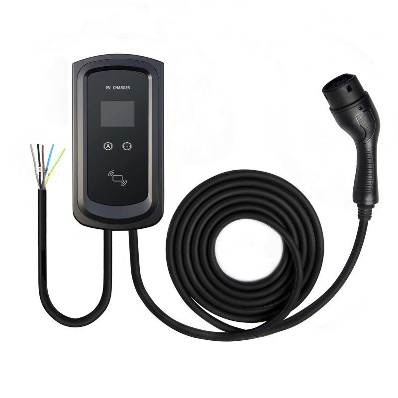7kw/11kw/22kw EV Charger Station Wall EV Charger Wallbox 2.8”LCD